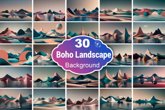 Boho Backgrounds for Creative Projects