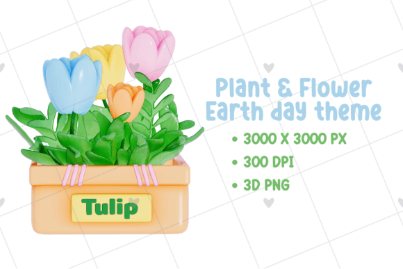 Earth Day - Flower PNG for Creative Projects