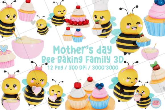 Elevate Your Mother's Day Creations with the Bee Family Baking Bundle