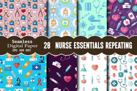 Nurse Essentials Repeating Pattern